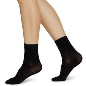 STELLA shimmery socks-black